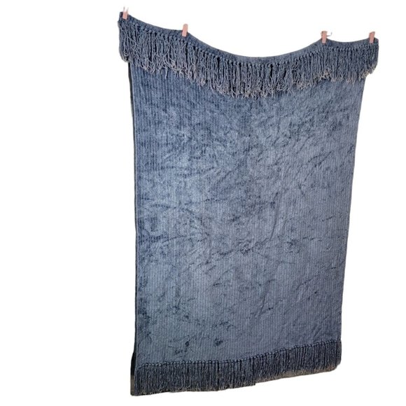 Restoration Hardware Bedding Restoration Hardware Chenille Blue